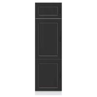 Keukenkast Kalmar bewerkt hout zwart - thumbnail