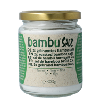 Amanprana Bambu zout fijn 300 Gram - thumbnail