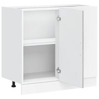 Spoelbakonderkast Lucca bewerkt hout grijs sonoma eiken - thumbnail