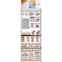 Creativ Company Vloerdisplay, gemonteerd, category, sieraden, kinderen, h: 1580 mm, l: 600 mm, b: 400 mm, 106 eenh./ 1 stuk - thumbnail