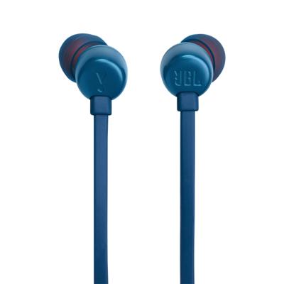 JBL Tune 310 C Bedraade in-ear oortjes met microfoon, met JBL Pure Bass Sound en een 3-knops afstandsbediening, in het blauw