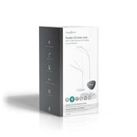 LED-tafellamp met Draadloze Qi Oplader | Aan/uit Switch & Dimmer | 10 W | Cool, Warm en Natuurlijk Wit Licht | 2700 - 6500 K | Zwart - thumbnail