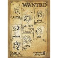 Poster The Seven Deadly Sins - Wanted 38x52cm - thumbnail