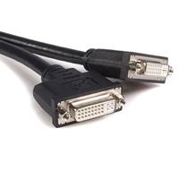 Startech DMSDVIDVI1 20cm LFH59 DMS-59 naar Dual DVI-D (DMS59 stekker, 2x DVI-D female aansluiting, dubbele kop) zwart - thumbnail