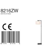 Steinhauer Strakke vloerlampStanger met witte kp - 8216ZW - thumbnail