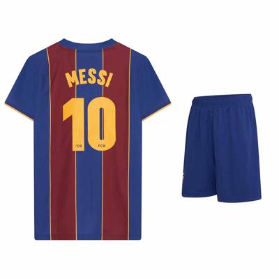 FC Barcelona Voetbaltenue Messi Thuis 2020-2021 Kids
