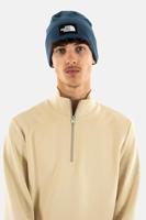The North Face Dock Worker Recycled Beanie Muts Heren Shady Blue One Size - thumbnail