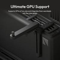 HAVN HAVN HS 420 PC-Gehäuse, Midi-Tower, E-ATX, Tempered Glass - schwarz Midi-tower Behuizing, Gaming-behuizing, PC-behuizing Zwart - thumbnail