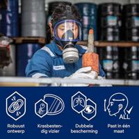 Dräger volgelaatsmasker - X-plore 6300 - zonder filter - thumbnail