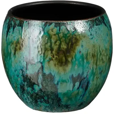 Mica Decorations Pot Loren 17x16cm blauw Mica Decorations Pot Loren 17x16cm blauw