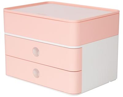 HAN ha-1100-86 smart-box plus allison 2 lades en box flamingo roze HAN ha-1100-86 smart-box plus allison 2 lades en box flamingo roze