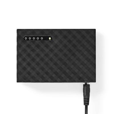 Nedis Netwerk-Switch | Bekabelde snelheid: Gigabit | Aantal ethernetpoorten: 5 - NSWH5P110BK Nedis Netwerk-Switch | Bekabelde snelheid: Gigabit | Aantal ethernetpoorten: 5 - NSWH5P110BK