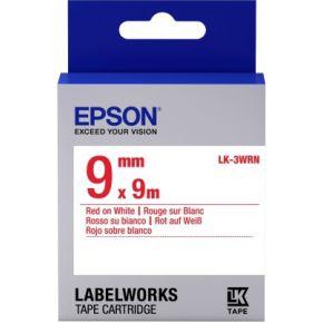 Epson C53S653008 Rood op wit labelprinter-tape Epson C53S653008 Rood op wit labelprinter-tape