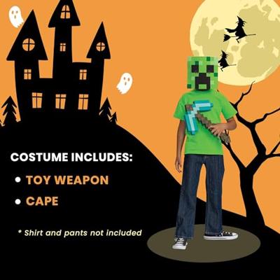 Minecraft Pickaxe & Mask Set