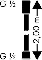 Hansgrohe Doucheslang Isiflex 200 cm Chroom - thumbnail