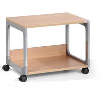 Durable Multifunctionele wagen, systeemtrolley Metallic-zilver, Beuken (b x h x d) 60 x 47.7 x 43.2 cm 3710124 1 stuk(s) - thumbnail