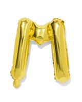 HEMA Folieballon letter M 30cm goud (goud) - thumbnail