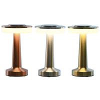 Bureaulamp Home ESPRIT Koper Gouden Zilverkleurig 12 x 12 x 20 cm (3 Stuks) - thumbnail