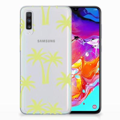 Samsung Galaxy A70 | TPU Case | Palmtrees