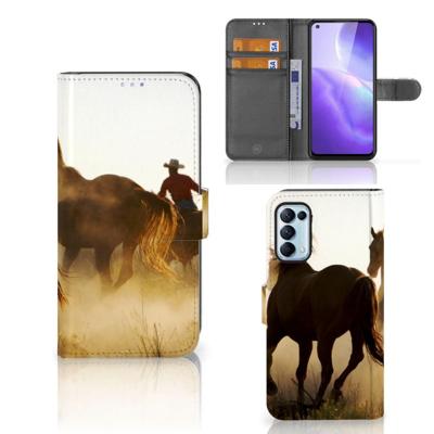 OPPO Find X3 Lite | Telefoonhoesje | Met pasjeshouder | Design Cowboy OPPO Find X3 Lite | Telefoonhoesje | Met pasjeshouder | Design Cowboy
