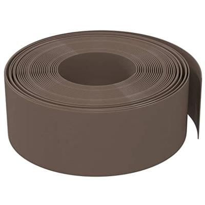 Tuinrand 10 m 20 cm polyetheen bruin