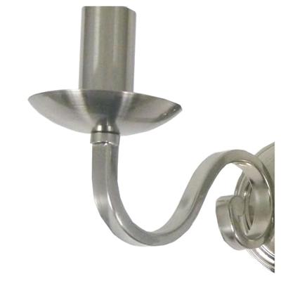 Searchlight Klassieke wandlampRichmond 2-lichts mat zilver - 1502-2SS