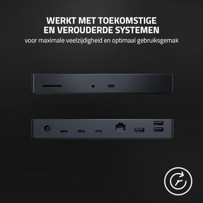 RAZER Thunderbolt 4 Dock Chroma Thunderbolt 4 dockingstation Geschikt voor merk (dockingstation): Universeel Geïntegreerde kaartlezer