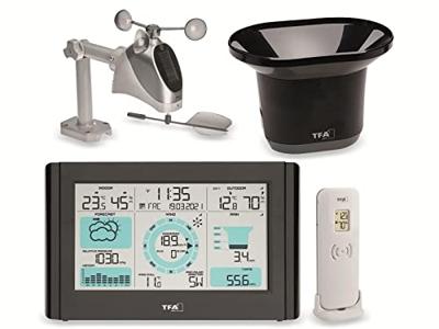 TFA Dostmann WEATHER PRO 35.1161.01 Draadloos weerstation Verwachting voor 12 tot 24 uur Aantal sensoren max.: 3