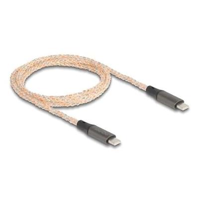 Delock USB-C-kabel USB 2.0 USB-C stekker, USB-C bus 1.20 m Zwart 88288 - thumbnail