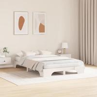 Bedframe Wit 120 x 200 cm Massief grenenhout - thumbnail