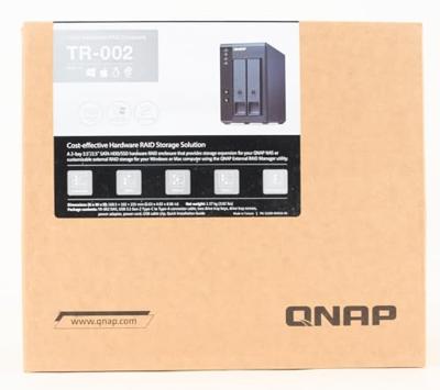 Netwerkopslag NAS Qnap TR-002 Zwart