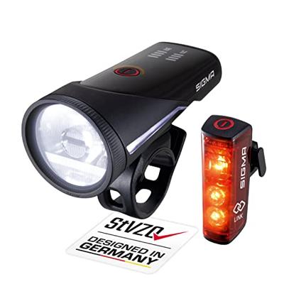 Sigma Verlichtingset aura 100 usb koplamp + blaze link achterlicht - thumbnail