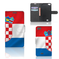 Wiko Lenny Bookstyle Case Kroatië - thumbnail