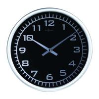 NeXtime klok 2953 blacky, ø 25 cm, wall, black - thumbnail