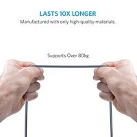 Anker Powerline+ 1,8 m Micro USB-kabel, de kwalitatief hoogwaardige, snellere en duurzamere oplaadkabel voor Samsung, Nexus, LG, Motorola, Android-smartphones en meer (Grijs) - thumbnail