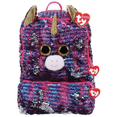 TY Fashion Rugzak Rosette Unicorn Square 26x20cm TY Fashion Rugzak Rosette Unicorn Square 26x20cm