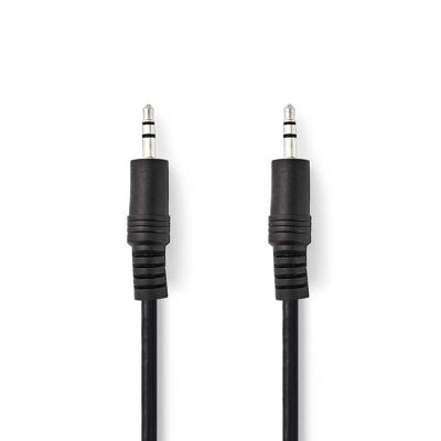 Stereo-Audiokabel | 3,5 mm Male - 3,5 mm Male | 5,0 m | Zwart