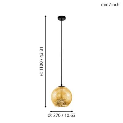 Eglo HanglampAlbaraccin Ø 27cm - 98523