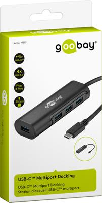 USB 3.2 GEN 1 (USB 3.0) USB-C naar USB-A adapter - 4 poorts - quick-charger - 5Gbit/s