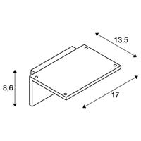 SLV WandlampLed Sensor met bewegingssensor zwart - 1001969 - thumbnail