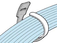 HellermannTyton Klittenband kabelbinder Om te bundelen Haak- en lusdeel (l x b) 200 mm x 12.5 mm Groen 10 stuk(s) - thumbnail