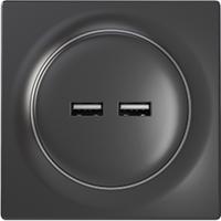 Fibaro Walli N USB Outlet schakel stekkerdoos - thumbnail