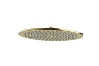 Wiesbaden Caral hoofddouche rond 30 x 0,8 cm geborsteld messing - thumbnail