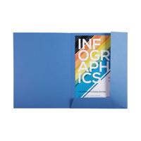 Dossiermap exacompta cleansafe 2kleppen blauw - thumbnail