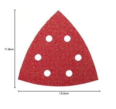 Bosch Accessoires Schuurblad 105mm | G120 | Rw | 6 Gaten | Velc | 5-delig - 2609256A58