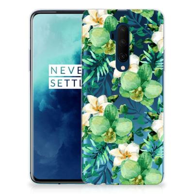 OnePlus 7T Pro | TPU Case | Orchidee Groen OnePlus 7T Pro | TPU Case | Orchidee Groen