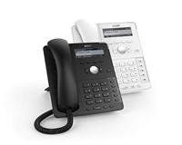 Snom D715 IP-telefoon, SIP bureautelefoon (5 configureerbare LED functietoetsen, vier-lijn B/W-scherm met achtergrondverlichting, XML mini browser), Wit, 00004381 - thumbnail