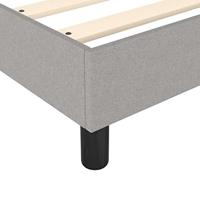 Bedframe zonder matras stof lichtgrijs 180x200 cm - thumbnail
