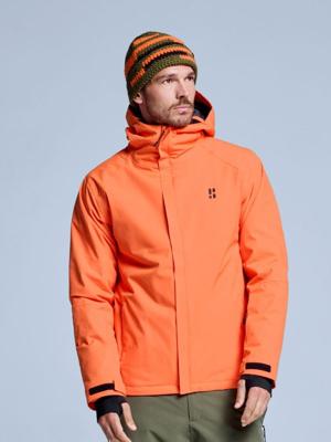 Poederbaas Ski-jas Heren Arctic 2L Insulated Oranje-L Poederbaas Ski-jas Heren Arctic 2L Insulated Oranje-L