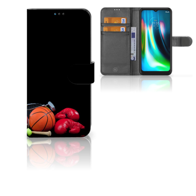 Motorola Moto G9 Play | E7 Plus | Wallet Case | met Pasjes | Sports Motorola Moto G9 Play | E7 Plus | Wallet Case | met Pasjes | Sports